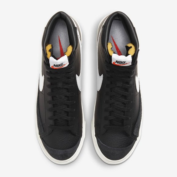 NIB Nike Blazer Mid 77 Vintage Black White Sail - Picture 4 of 12